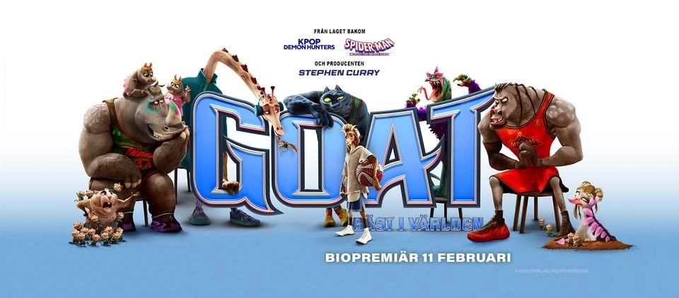 GOAT - Bäst i världen (50kr per biljett och popcorn ingår, alltid)