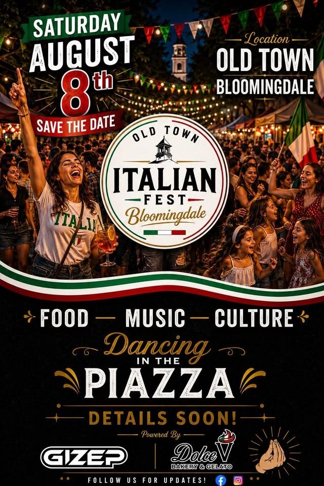 Old Town ITALIAN Fest ๐ฎ๐น Bloomingdale โข 8/8/26