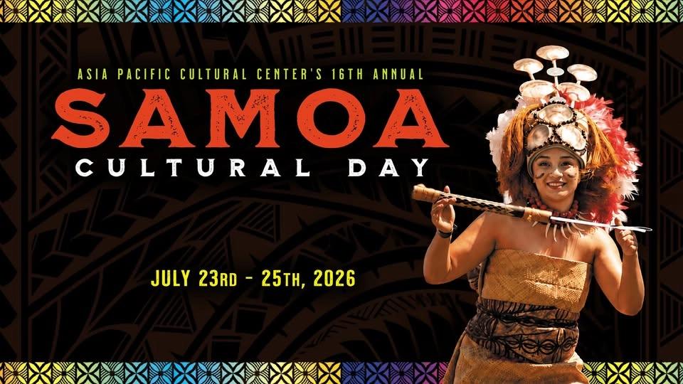 Samoa Cultural Day - July 23-25. Various times and locations