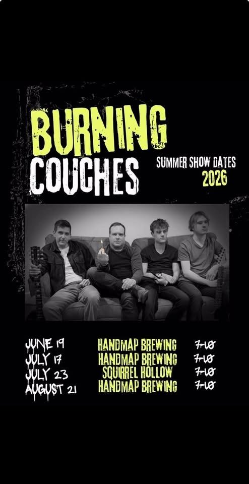 Burning Couches Live at Handmap Brewing