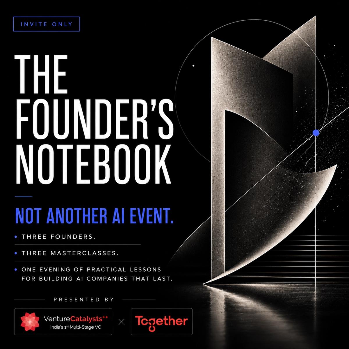 The Founder's Notebook by Venture Catalysts++ x Together