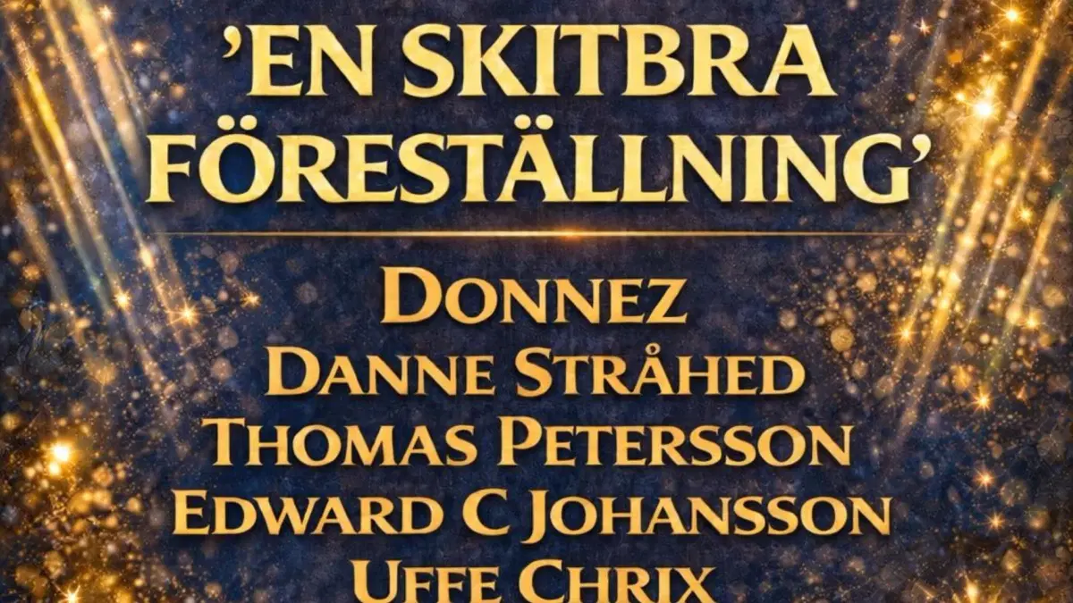 "En skitbra föreställning" - En räddningsgala för föreningen. ONUMRERADE PLATSER DELVIS SKYMD SIKT