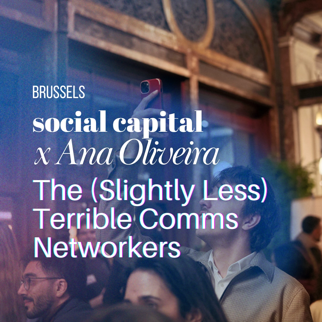 The (Slightly Less) Terrible Comms Networkers • Drinks