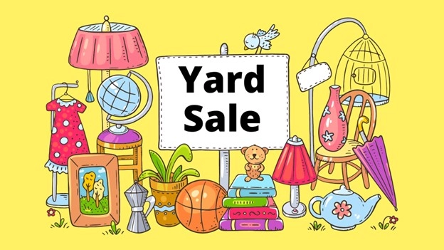 YARD SALE CHURCH MARKET