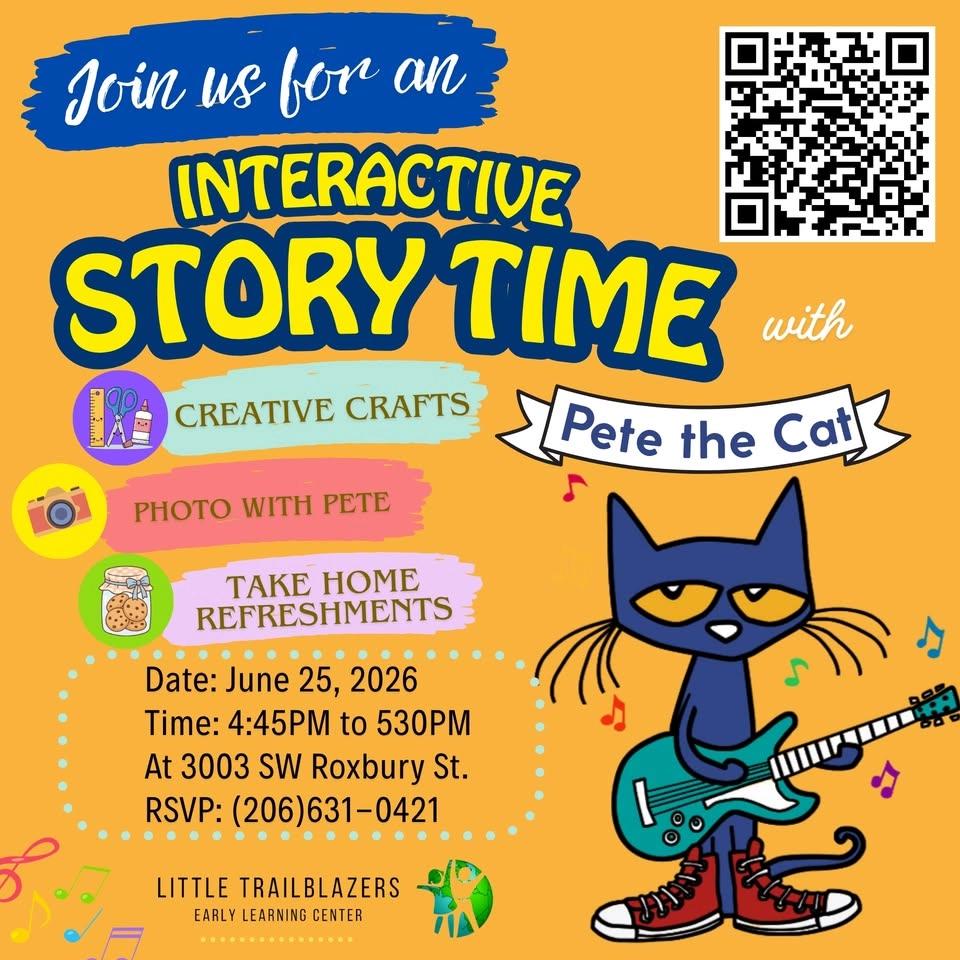 INTERACTIVE STORY TIME with PETE THE CAT