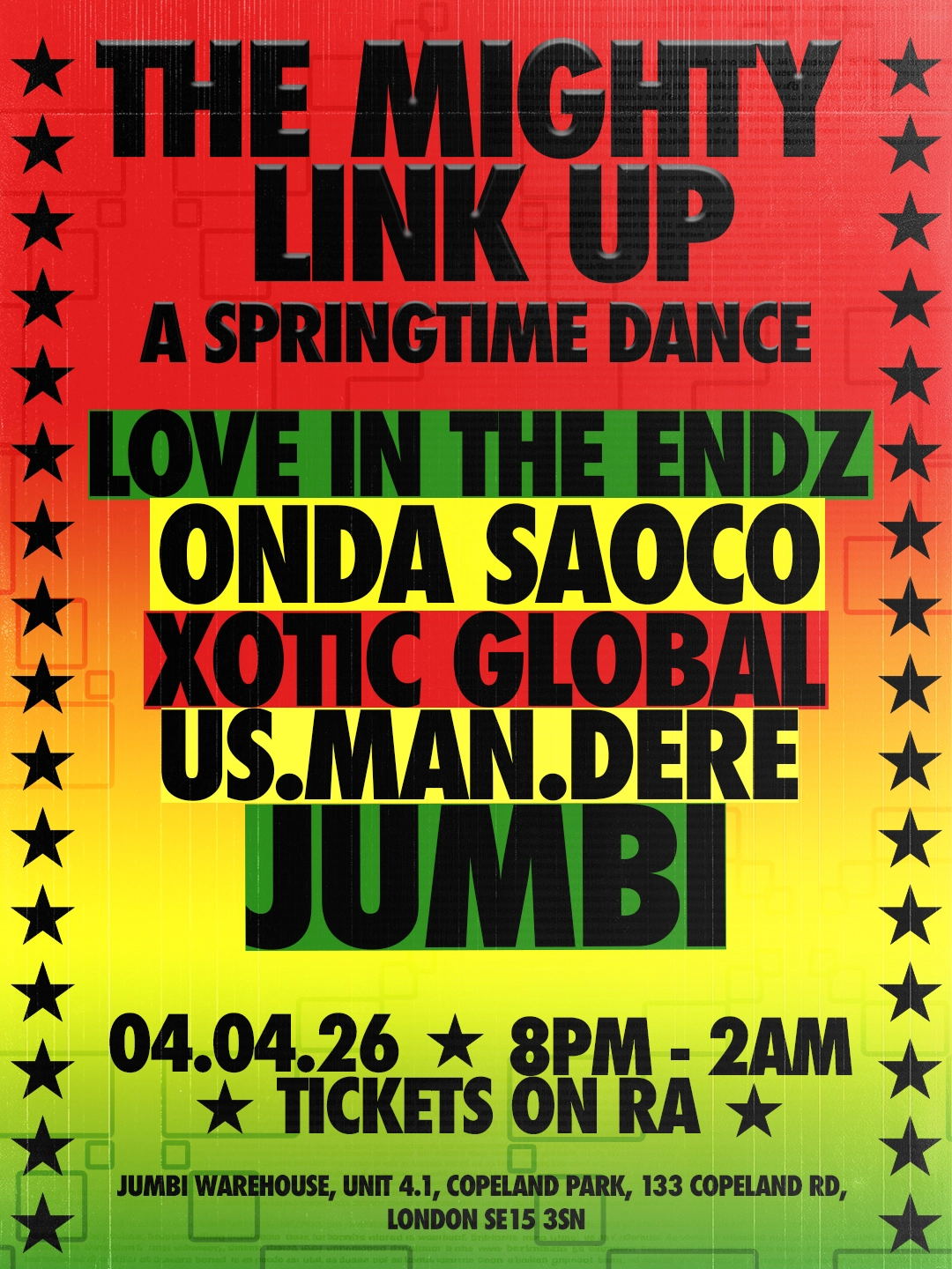 Jumbi: The Mighty Link Up (Bank Holiday Weekend)