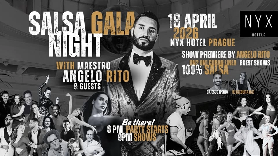 SALSA GALA NIGHT with ANGELO RITO - SATURDAY AT NYX