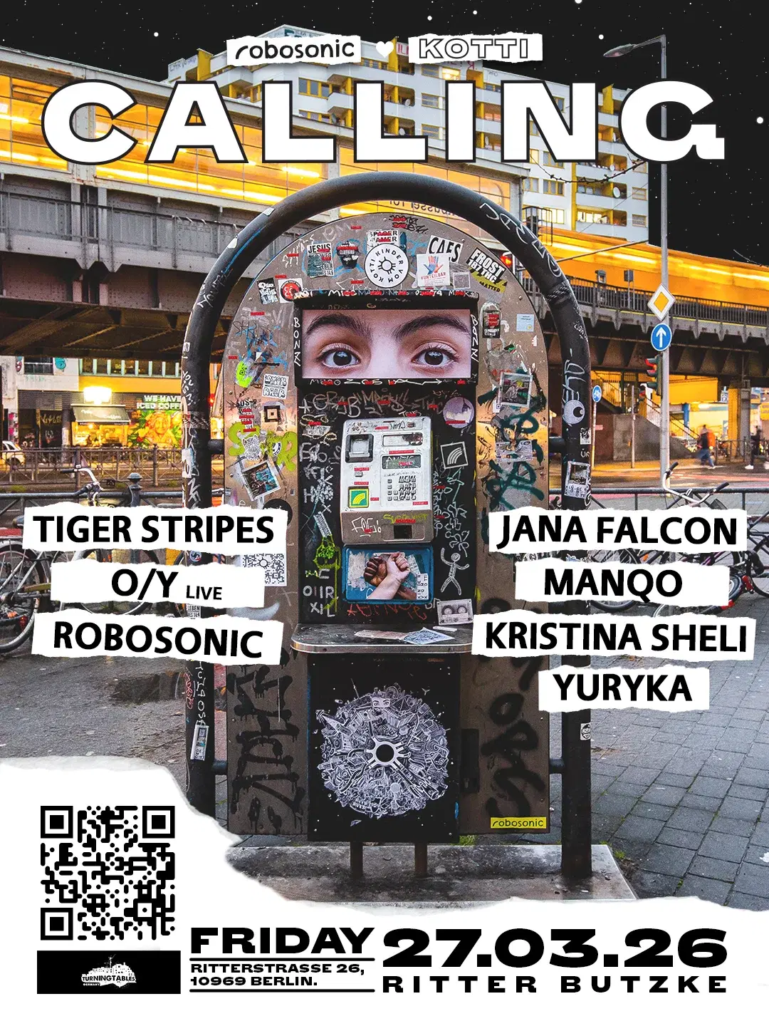 Tiger Stripes ♡ Robosonic ♡ O/Y live ♡ Manqo +++ Kotti Calling