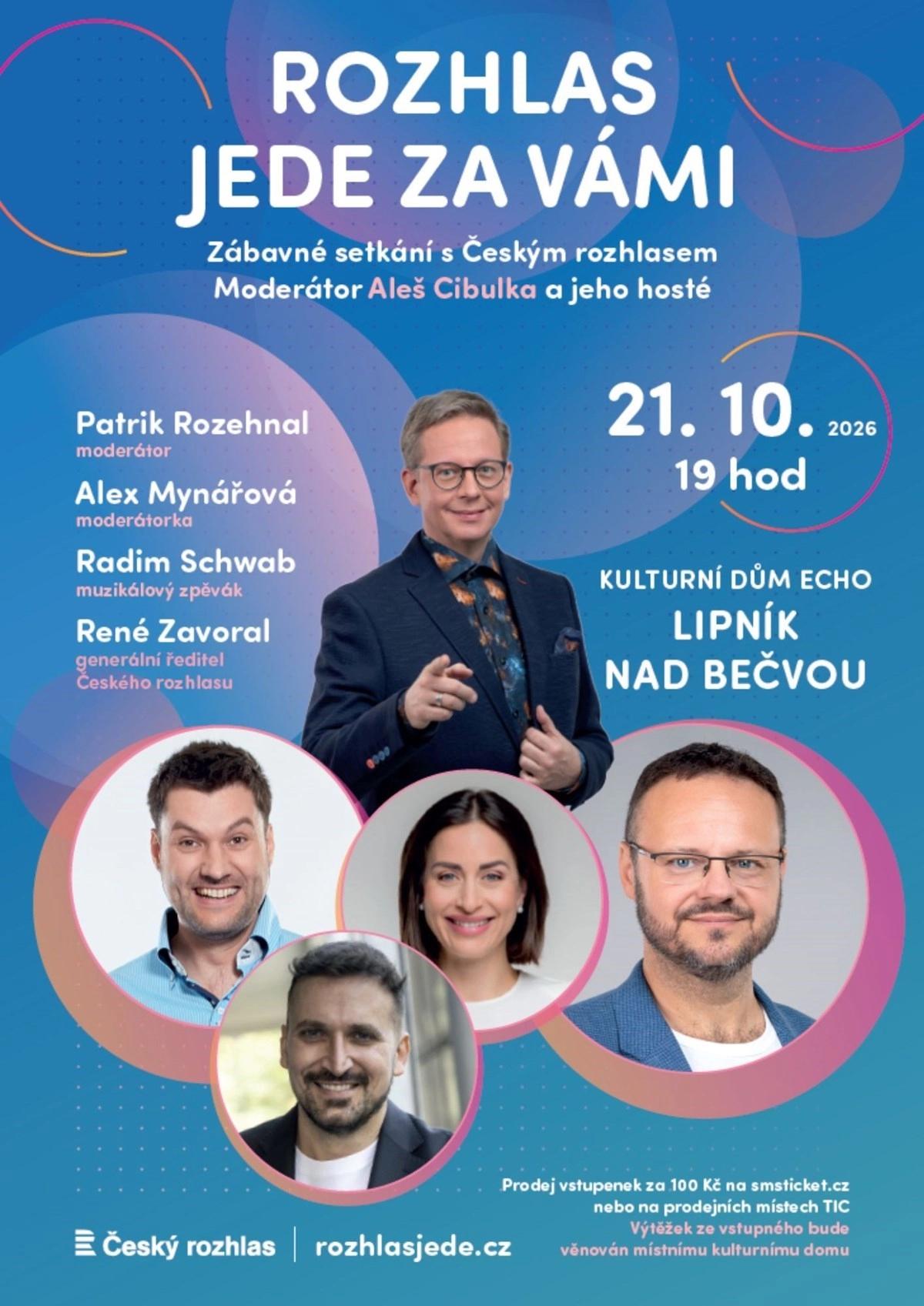 Rozhlas jede za vámi: Road show s Alešem Cibulkou