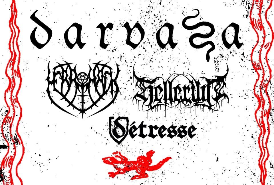 + Darvaza + Merrimack + Helleruin + Détresse - Club Puschkin Dresden