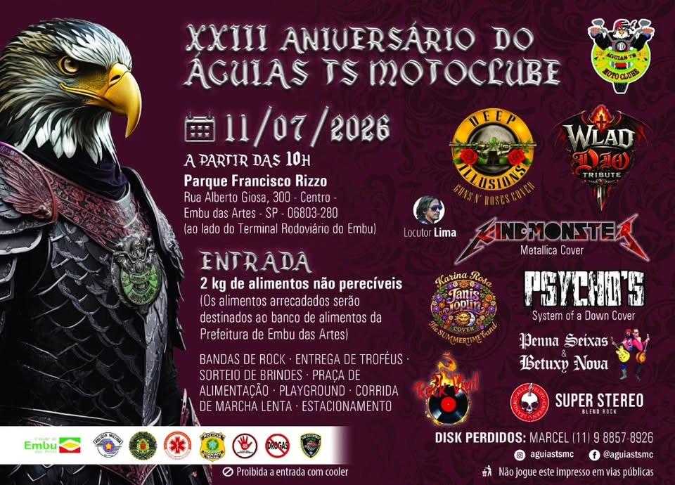 23° aniversário do Águias TS Motoclube