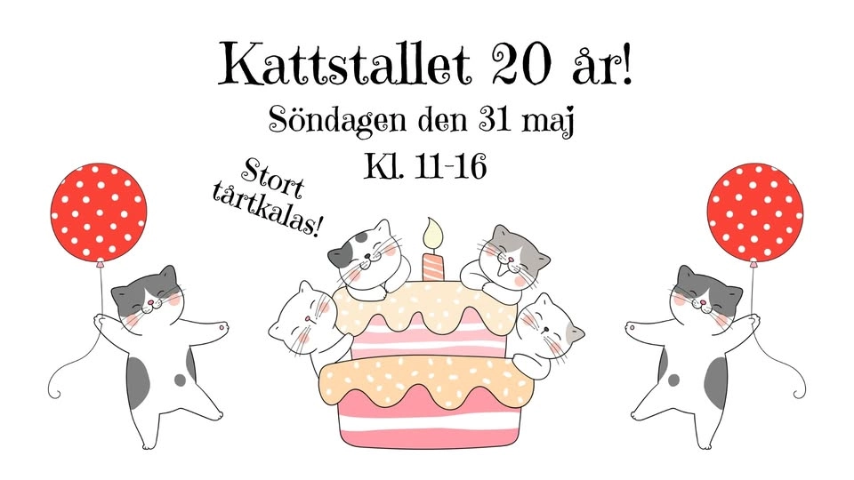 Kattstallet fyller 20 år!