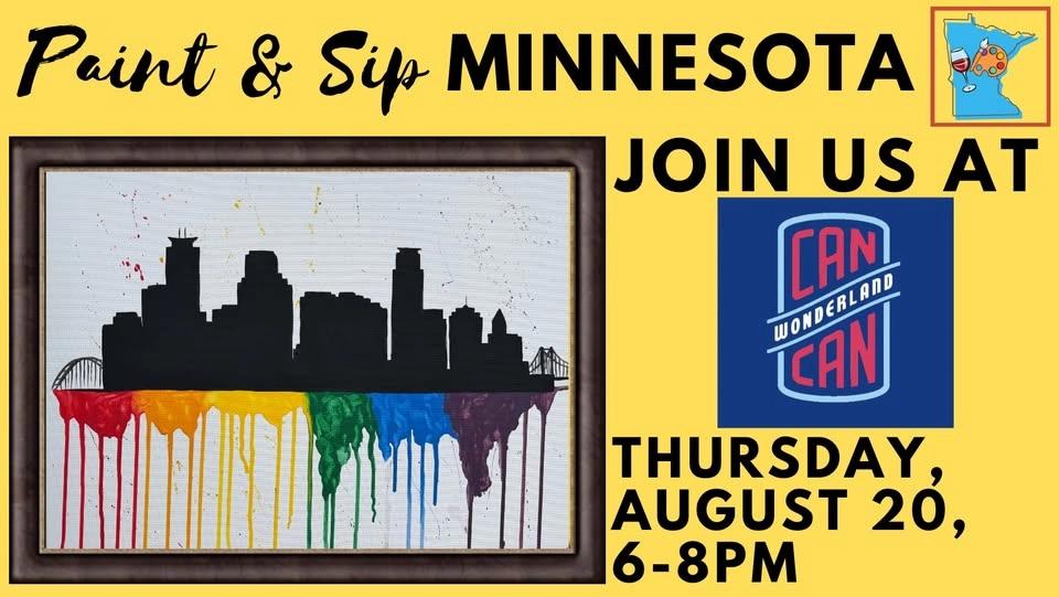August 20 Paint & Sip at Can Can Wonderland