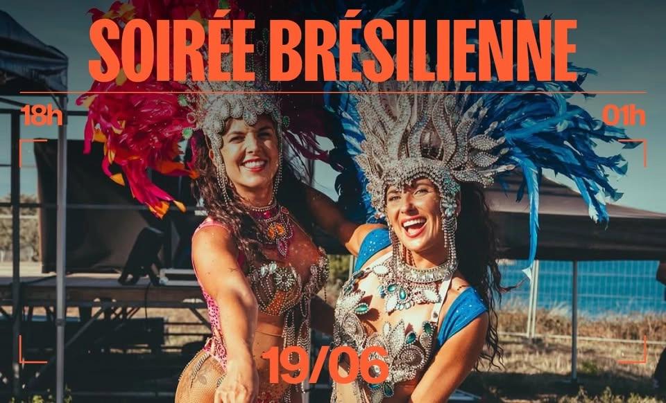 Soirée Brésilienne : Batucada, Danseuses, DJ Set ☀️🇧🇷
