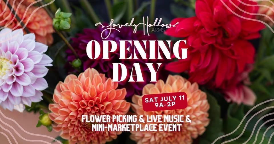 Opening Day + Mini Market!