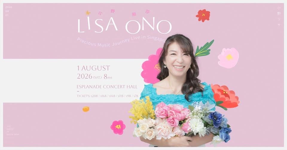 2026 Lisa Ono Precious Music Journey Live in Singapore