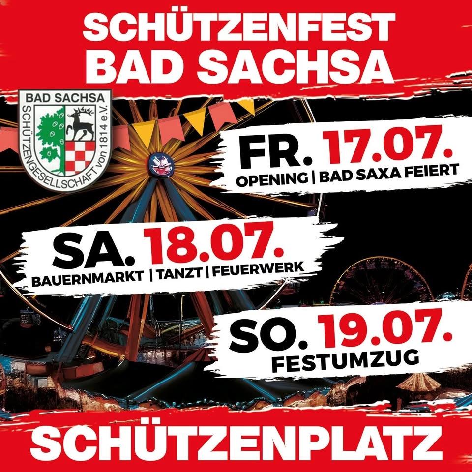 SCHÜTZENFEST BAD SACHSA 2026