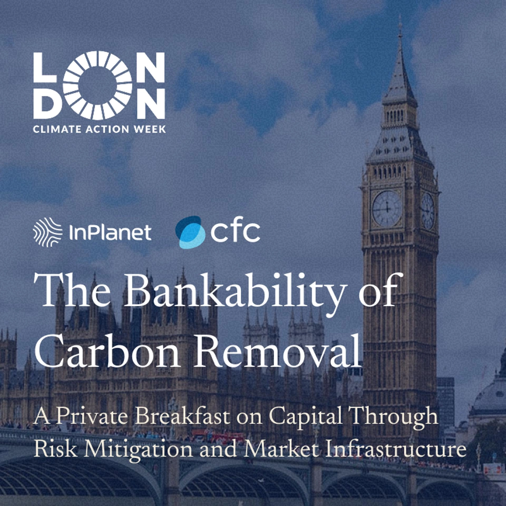 De-risking Carbon Removal: How Insurance can Unlock Capital for ERW & other Prominent CDR pathways - London Climate Action Week 2026