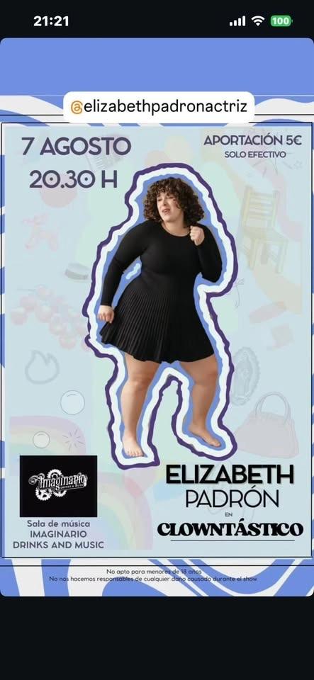 ELIZABETH PADRÓN Comedy Show @ IMAGINARIO