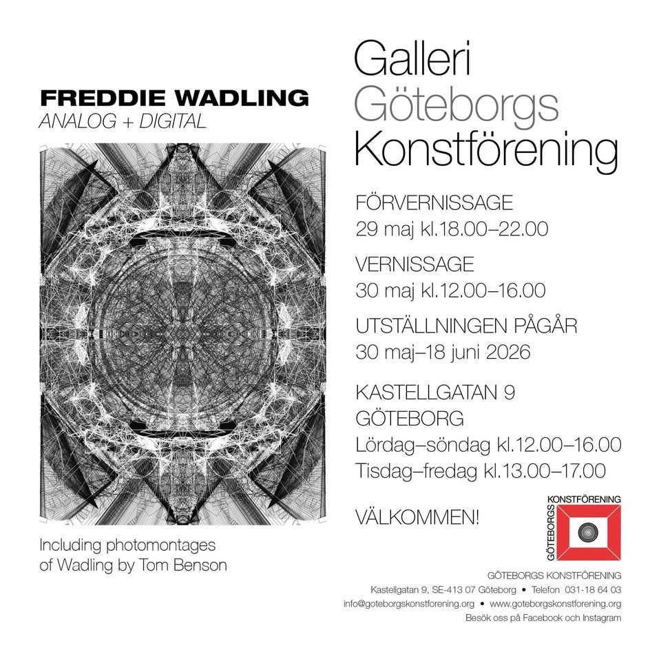 Vernissage - Freddie Wadling & Live - Flowers of Darkness