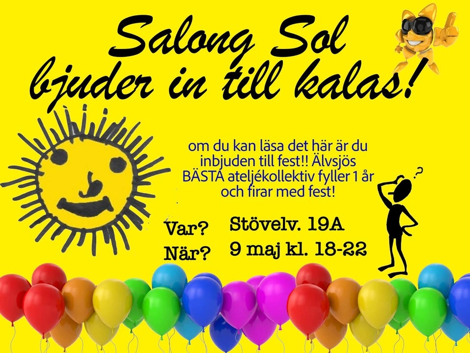 Salong Sol bjuder in till kalas!