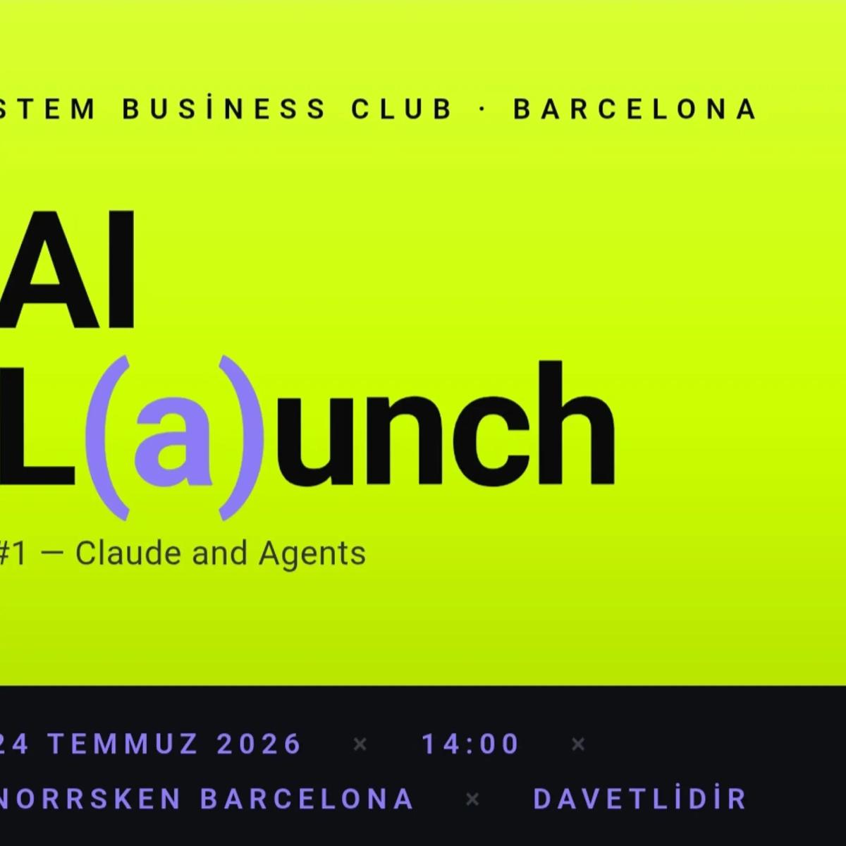 STEM Business Club: AI L(a)uch - Claude and Agents
