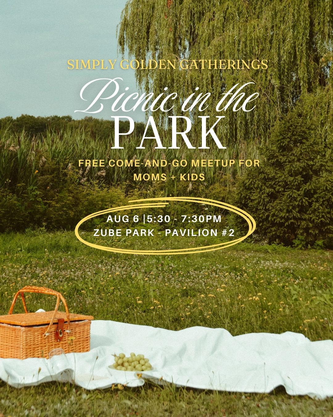 Simply Golden Gathering: Picnic in the Park