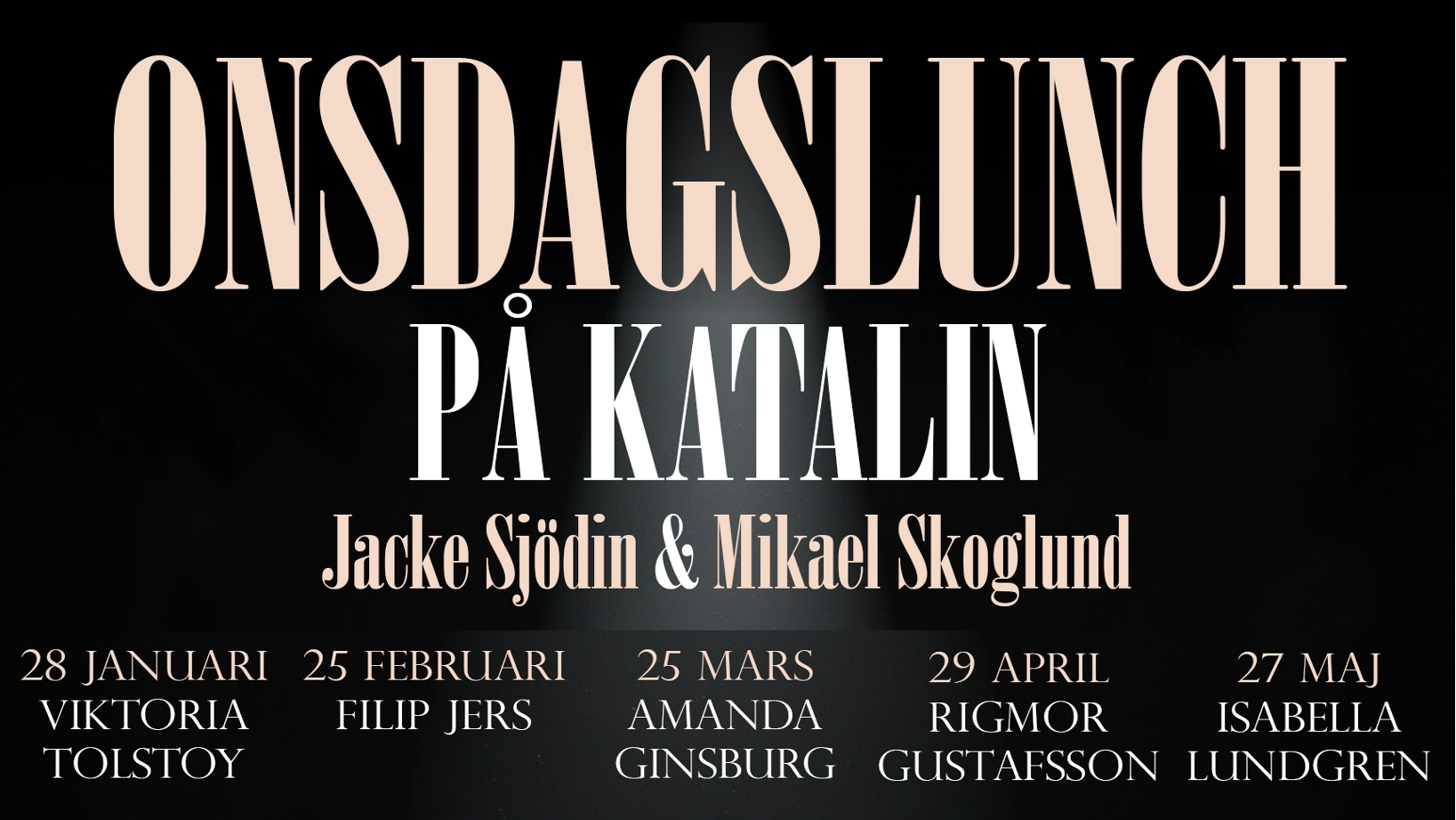 ONSDAGSLUNCH på Katalin, gäst: Rigmor Gustafsson