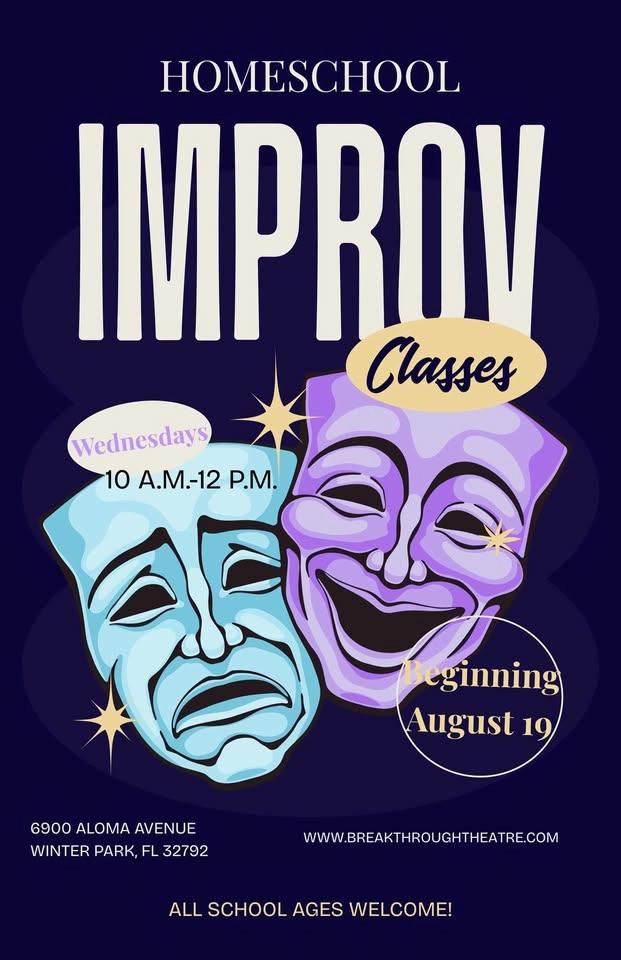 Homeschool Drop-In Improv Classes