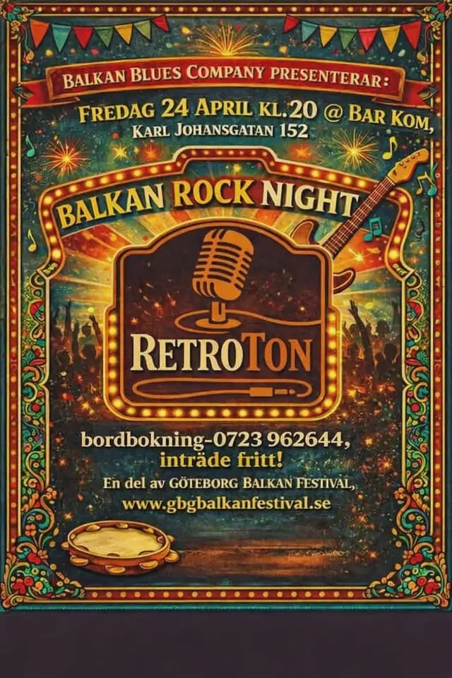 Balkan Rock Night med RetroTon