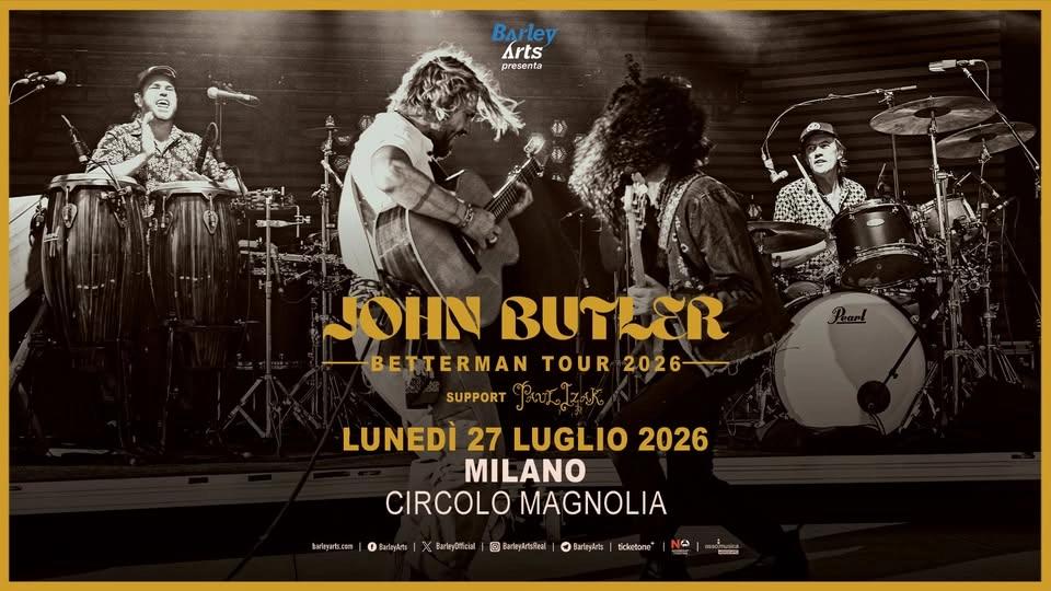 John Butler | Betterman Tour 2026 | Live in Milan
