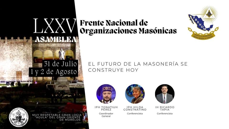 LXXV Asamblea del Frente Nacional de Organizaciones Masónicas