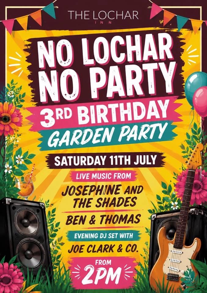3rd Birthday Garden Party