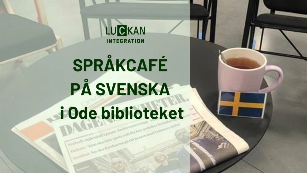 Språkcafé på svenska i Ode Biblioteket