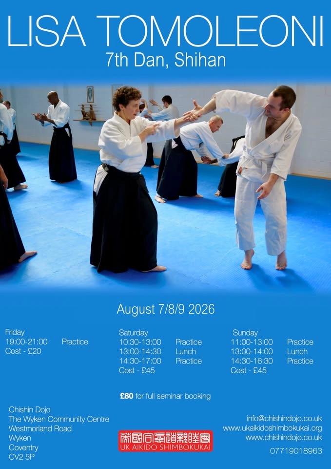 Lisa Tomoleoni Shihan in the UK 2026