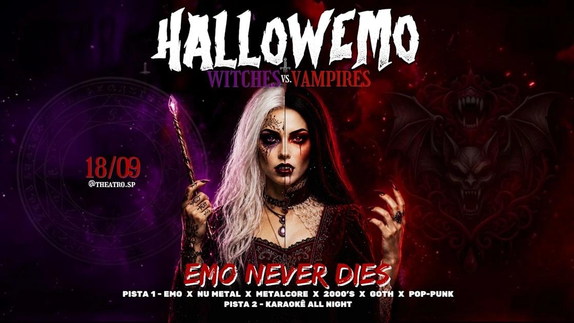 Hallowemo Emo Never Dies - Witches Vs. Vampires