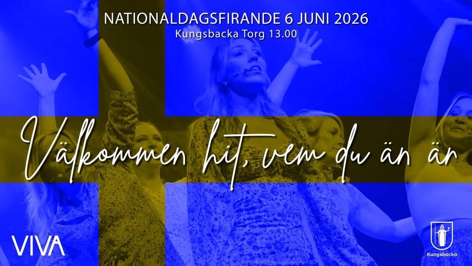 Nationaldagsfirande på Kungsbacka Torg