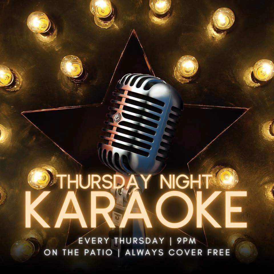 Karaoke Thursday on the Patio