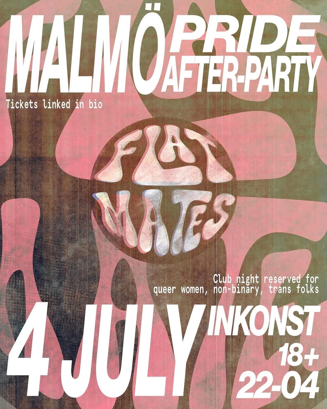 Malmö Pride After-Party by Flat Mates