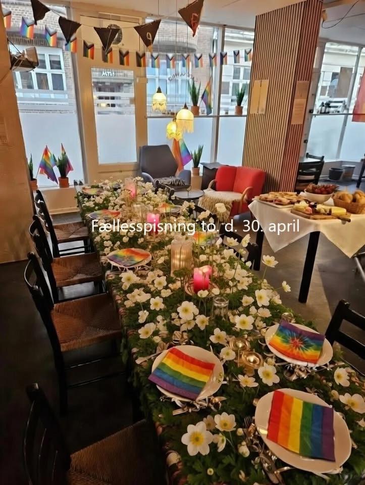 LGBTQ+-Fællesspisning 30. april kl. 18-21