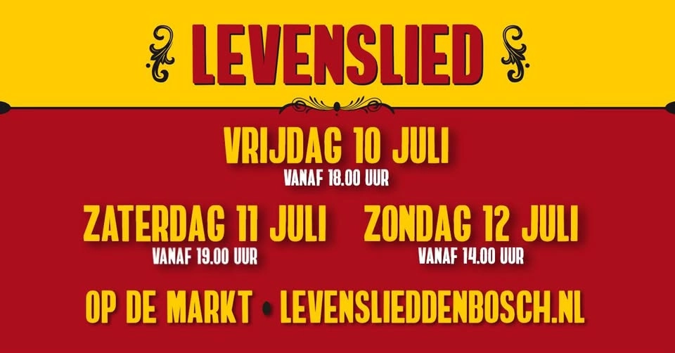 Levenslied Den Bosch 2026