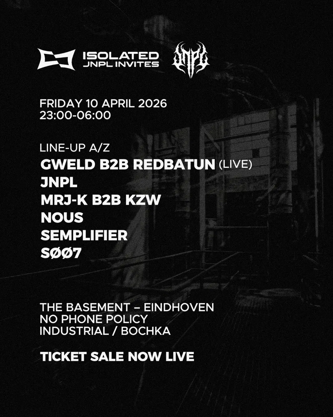 ISOLATED: JNPL INVITES