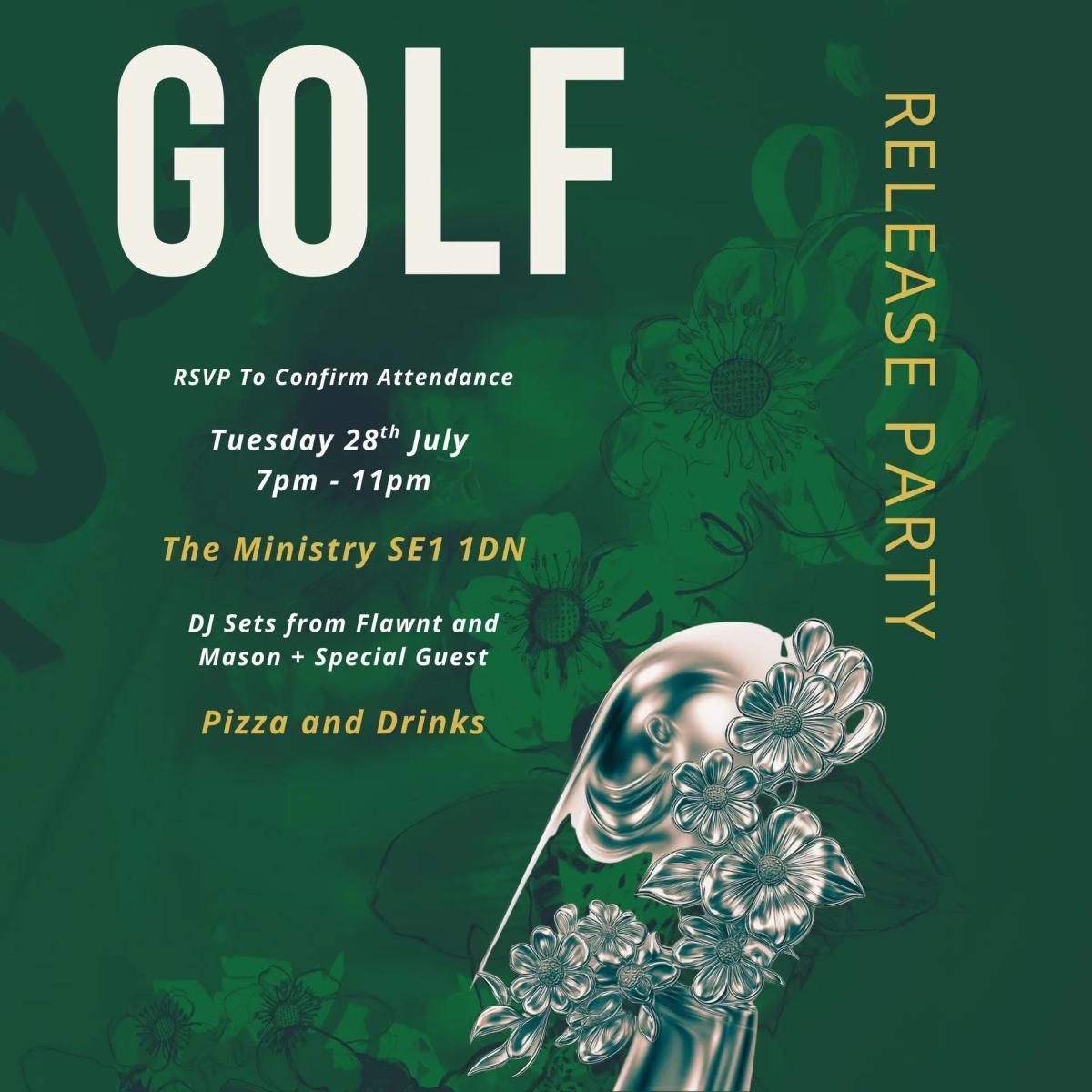 GOLF Release Party with Mac Adams