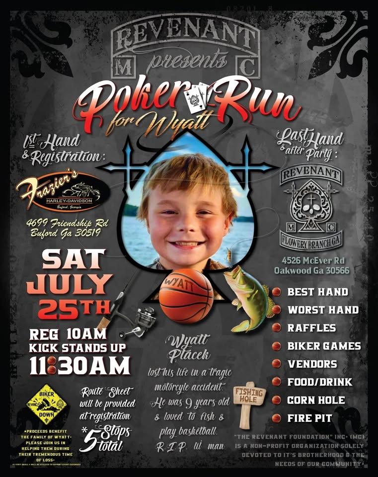 Poker Run for Wyatt