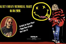 Kurt Cobain Memorial Night med DJ Buffy the Slayer Player @Zeppelin Rock Bar