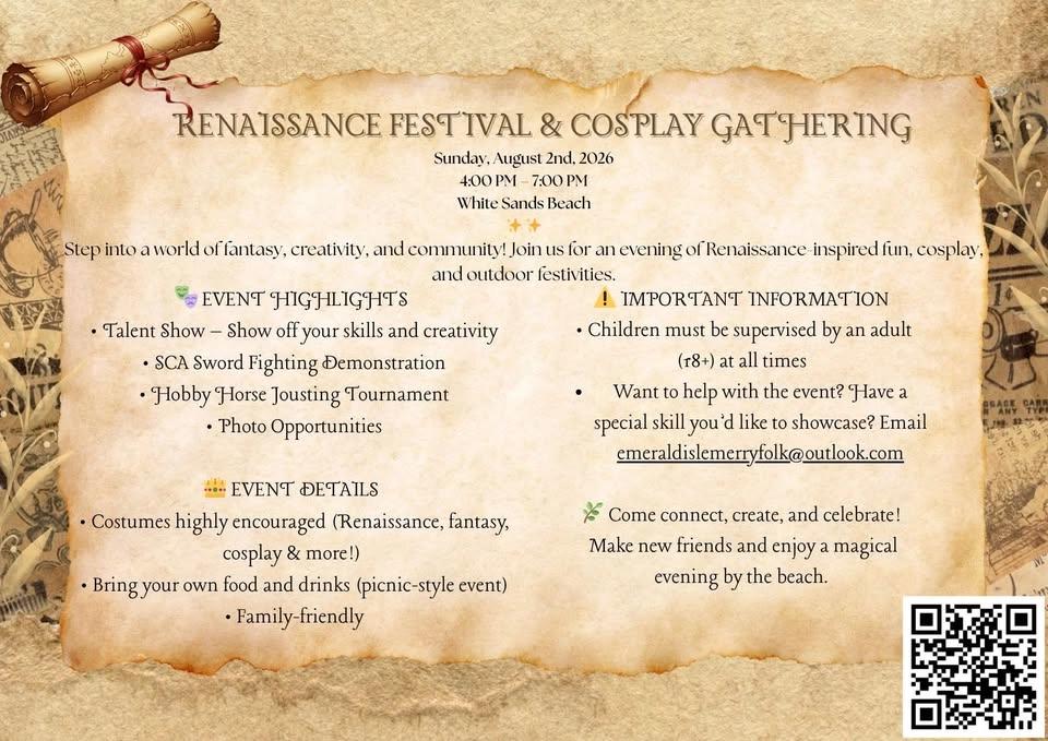 2026 Renaissance Event