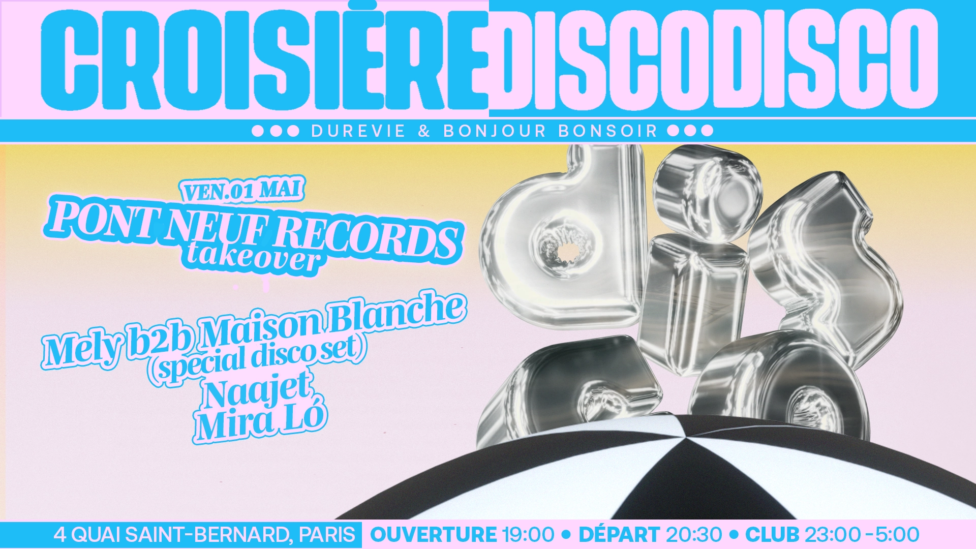 DISCO DISCO CROISIÈRE: Pont Neuf Records