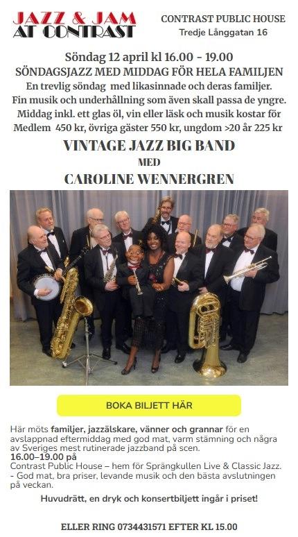 Söndagsmiddag med Vintage Jazz Big Band