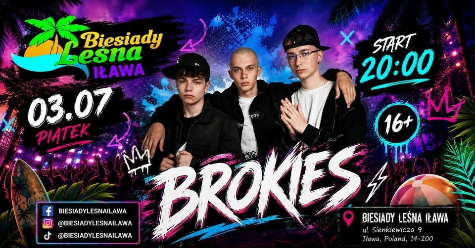 🎉🔥 BIESIADY LEŚNA IŁAWA – BROKES NA ŻYWO! 🔥🎉