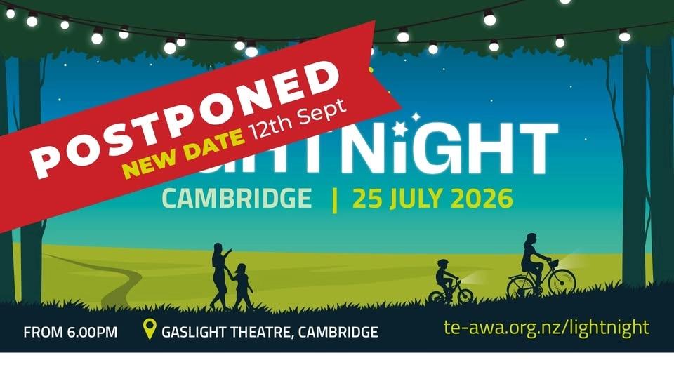 Te Awa Light Night - Cambridge 2026